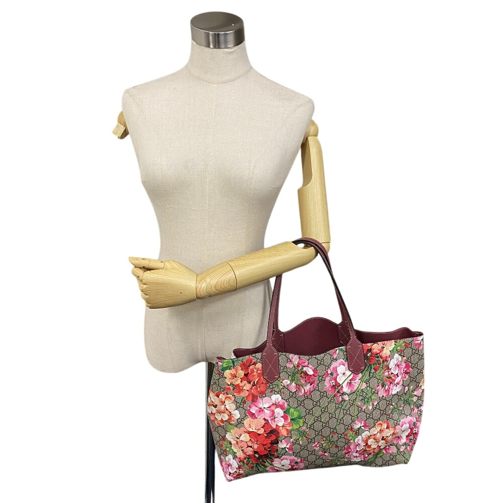 Gucci GG Supreme GG Blooms Canvas Beige Shoulder Bag