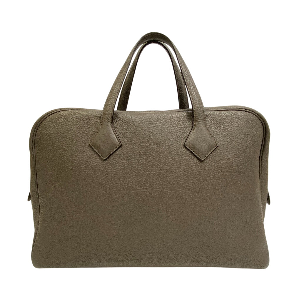 Business Bag Gray Victoria Mens Leather Travel Bag