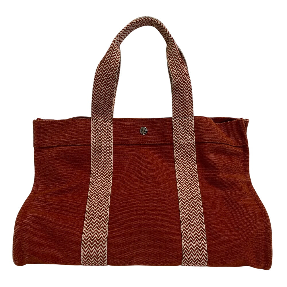 Tote Bag Cotton Orange Cannes Mm Women Canvas