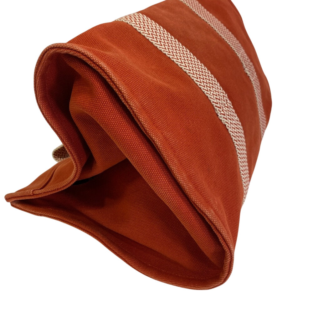 Tote Bag Cotton Orange Cannes Mm Women Canvas