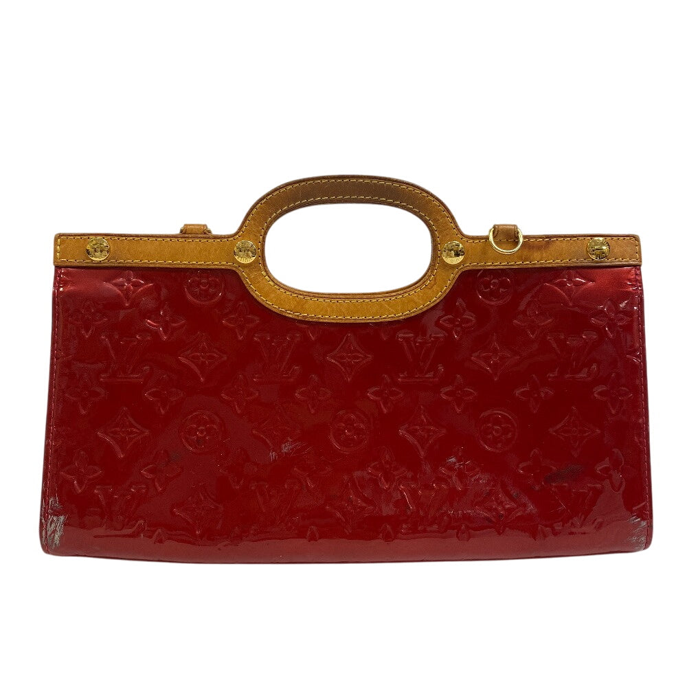 Louis Vuitton M91987 enamel Vernis Roxbury Drive Red Handbag