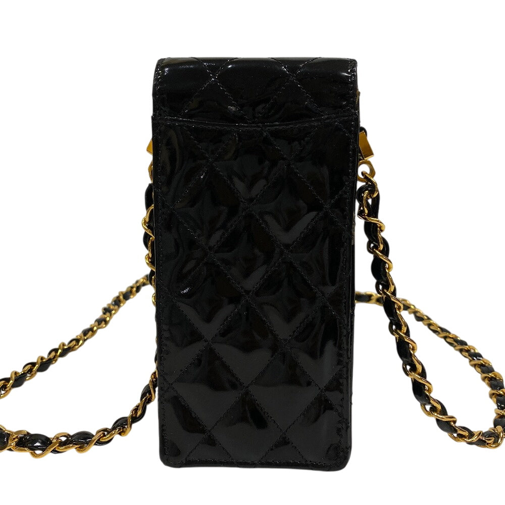 Chanel Cigarette Matrasse Black Leather Shoulder Bag