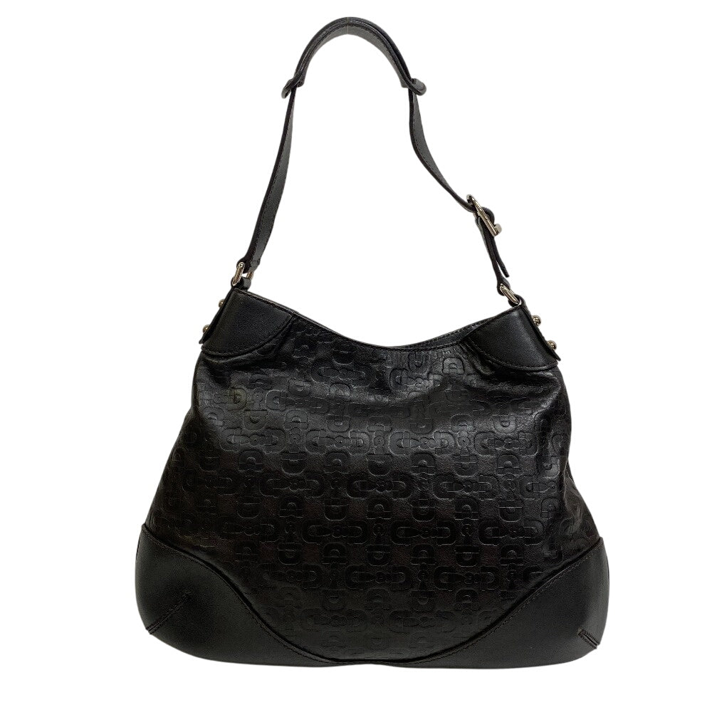 Gucci Horsebit Leather Black Shoulder Bag