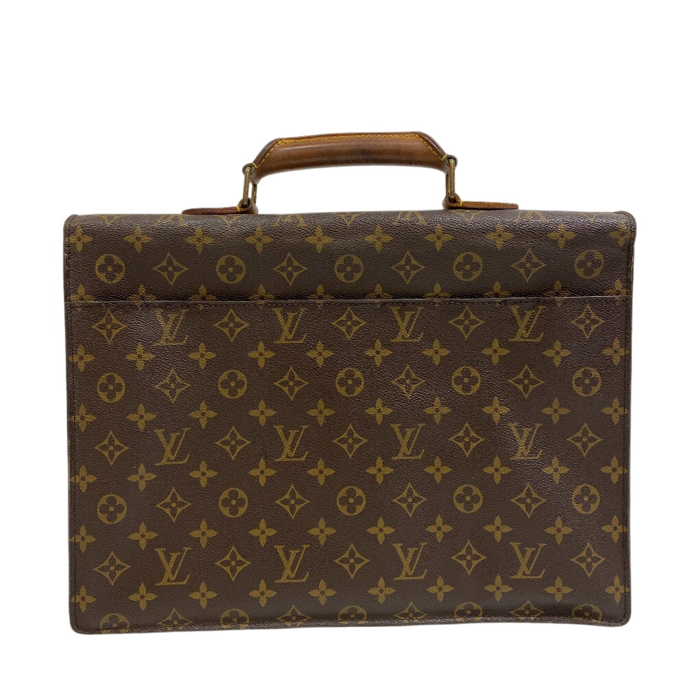 Louis Vuitton Business M53331 Conseiller Monogram Leather Brown Handbag