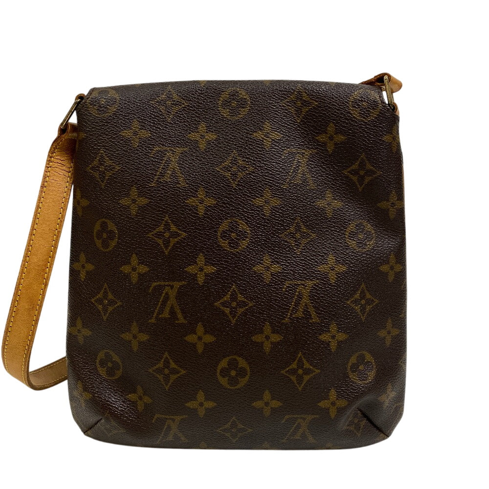 Louis Vuitton M51258 Short strap M tte Monogram Leather Brown Shoulder Bag
