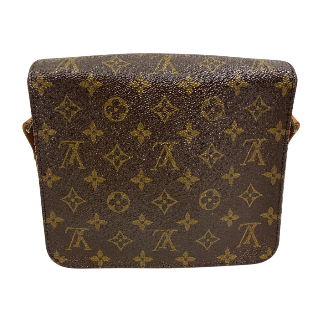 Louis Vuitton M51253 CartouchiereMM Monogram Leather Brown Shoulder Bag