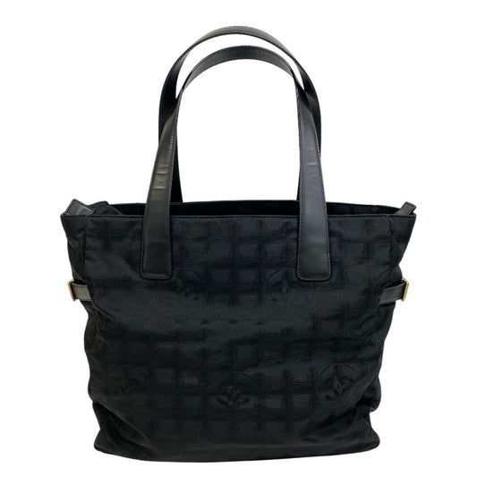 Chanel Nylon New line Black GM Leather Travel Bag