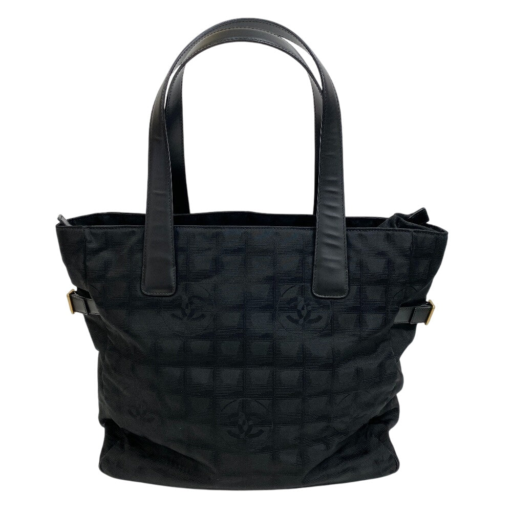 Chanel Nylon New line Black GM Leather Travel Bag