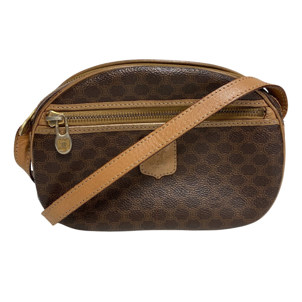 Shoulder Bag Macadam Leather Brown
