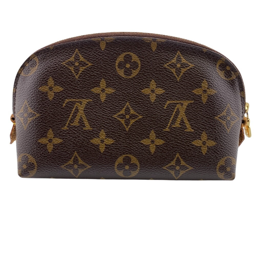 Louis Vuitton Pouch M47515 Pochette CosmetiquePM Monogram Leather Brown Clutch Bag