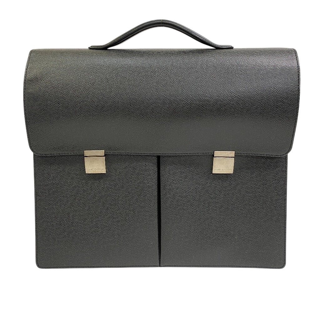 Louis Vuitton Business M30802 Taiga SELVIET Leather Black Handbag