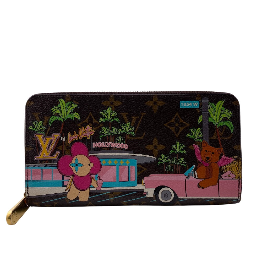 Louis Vuitton Long Purse M80857 Vivienne Monogram Leather Brown Wallet Case