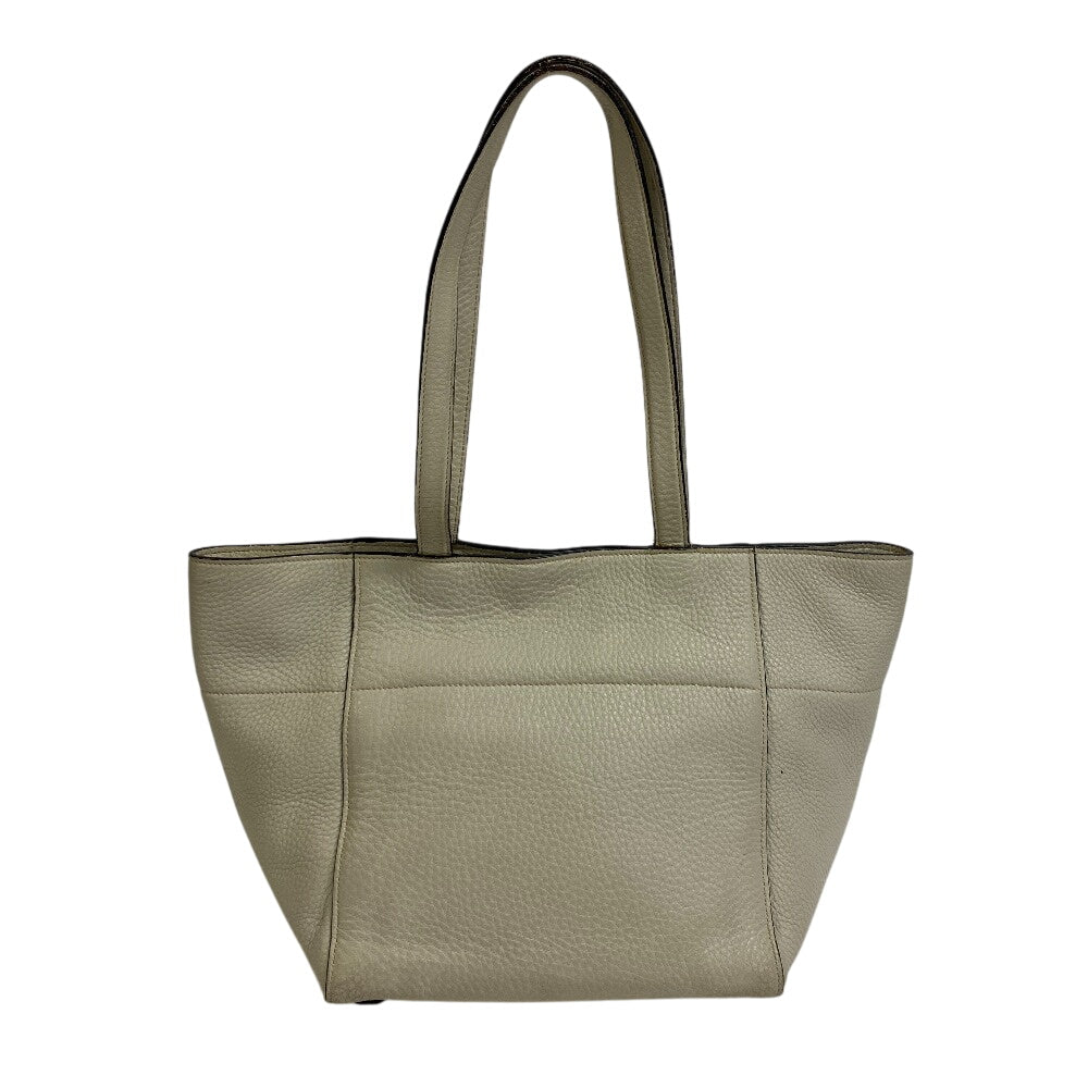 Tote Bag Calfskin Vitello Dyno White