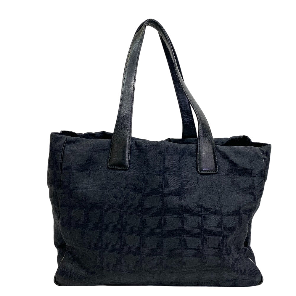 Chanel Nylon New Line Black MM Travel Bag 2