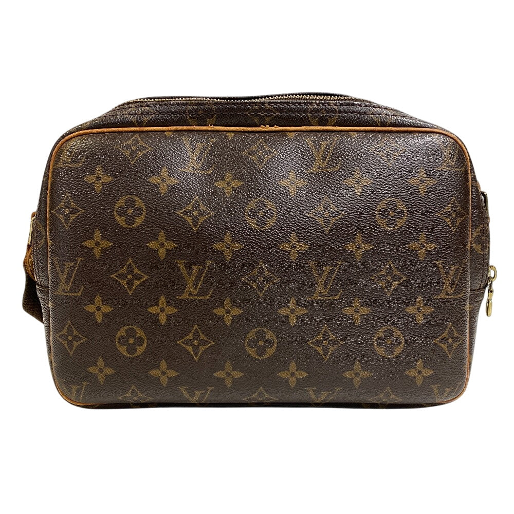 Louis Vuitton M45254 Reporter PM Monogram Leather Brown Shoulder Bag