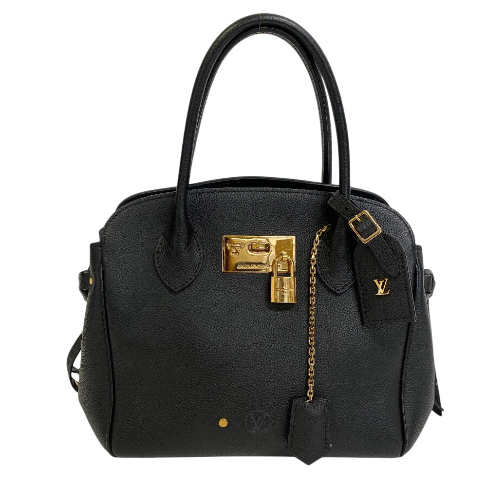 Louis Vuitton M54346 Taurillon Clemence Mira PM Leather Black Handbag