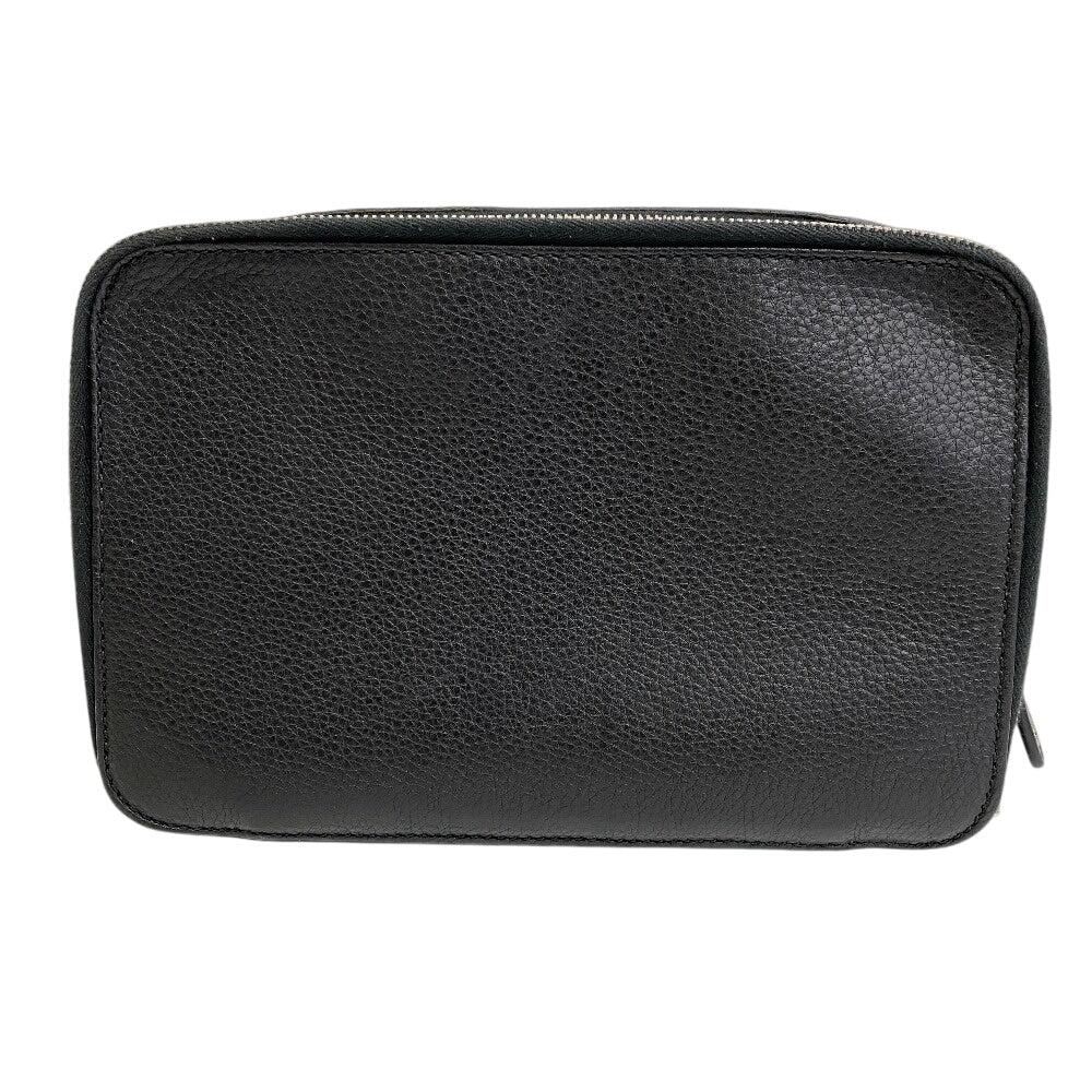 Gucci business Leather Black Clutch Bag