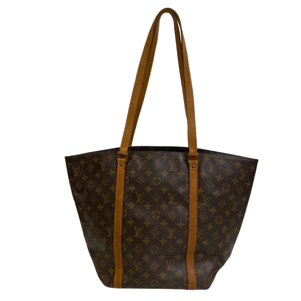 Louis Vuitton M51108 Sac shopping Monogram Leather Brown Shoulder Bag