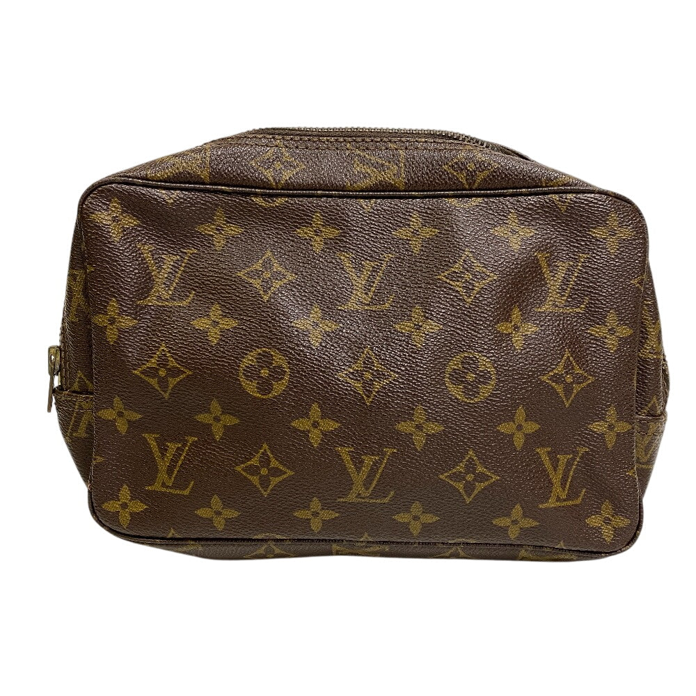 Louis Vuitton M47524 Truth Cracking T 23 Monogram Leather Brown Clutch Bag