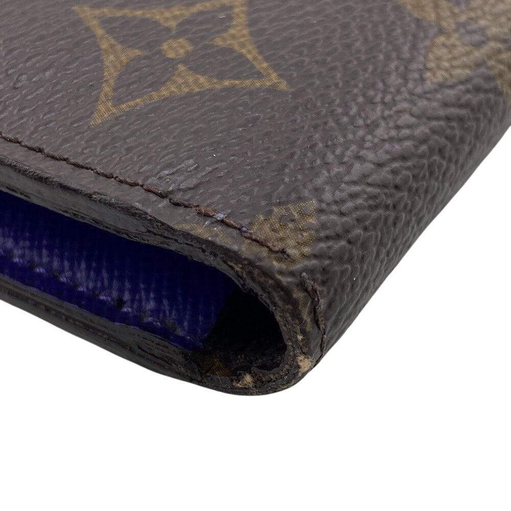 Louis Vuitton Long Purse M6049G epi Portefeuille Monogram Leather Brown Wallet Case
