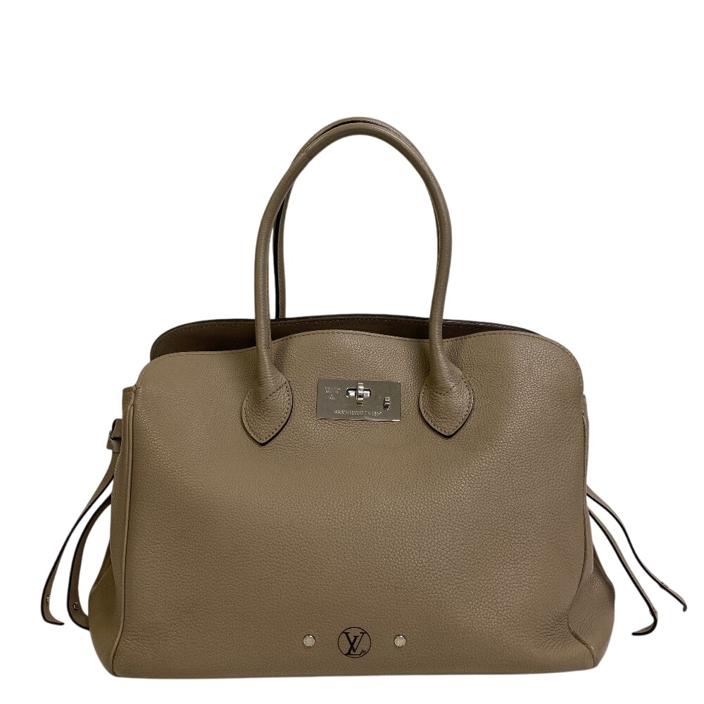 Louis Vuitton M51685 Mira MM Leather Beige Tote Bag