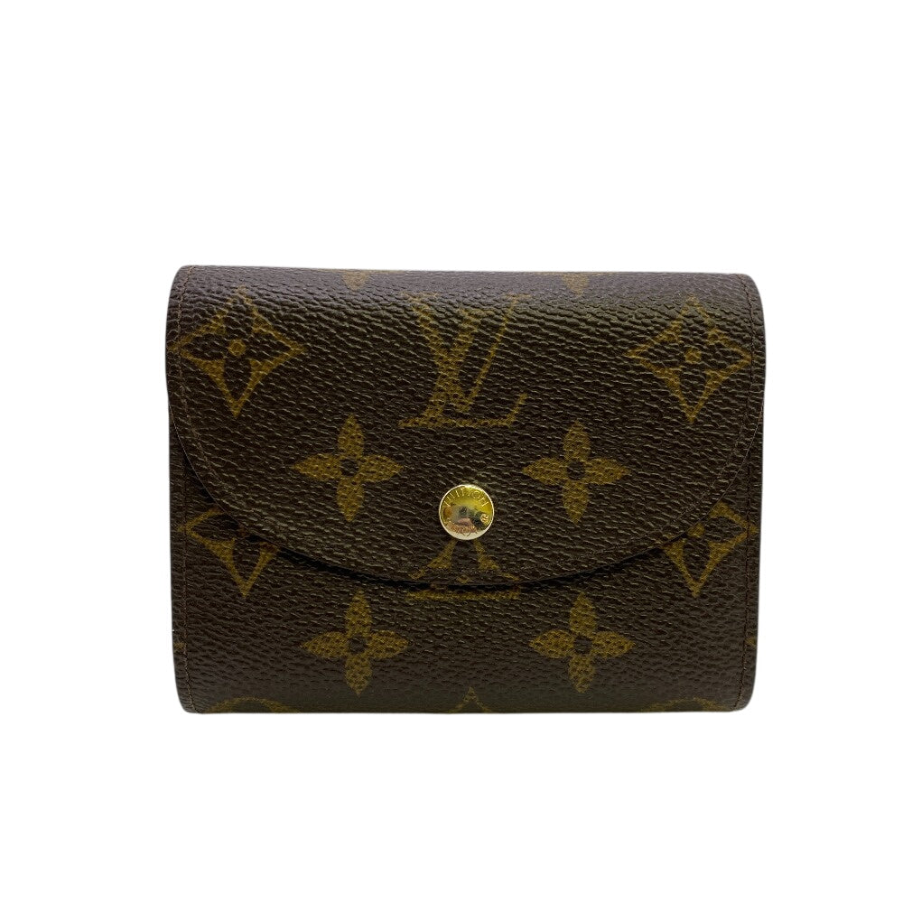 Louis Vuitton Tri-fold M60253 Portefeuille Helene Monogram Brown Wallet Case