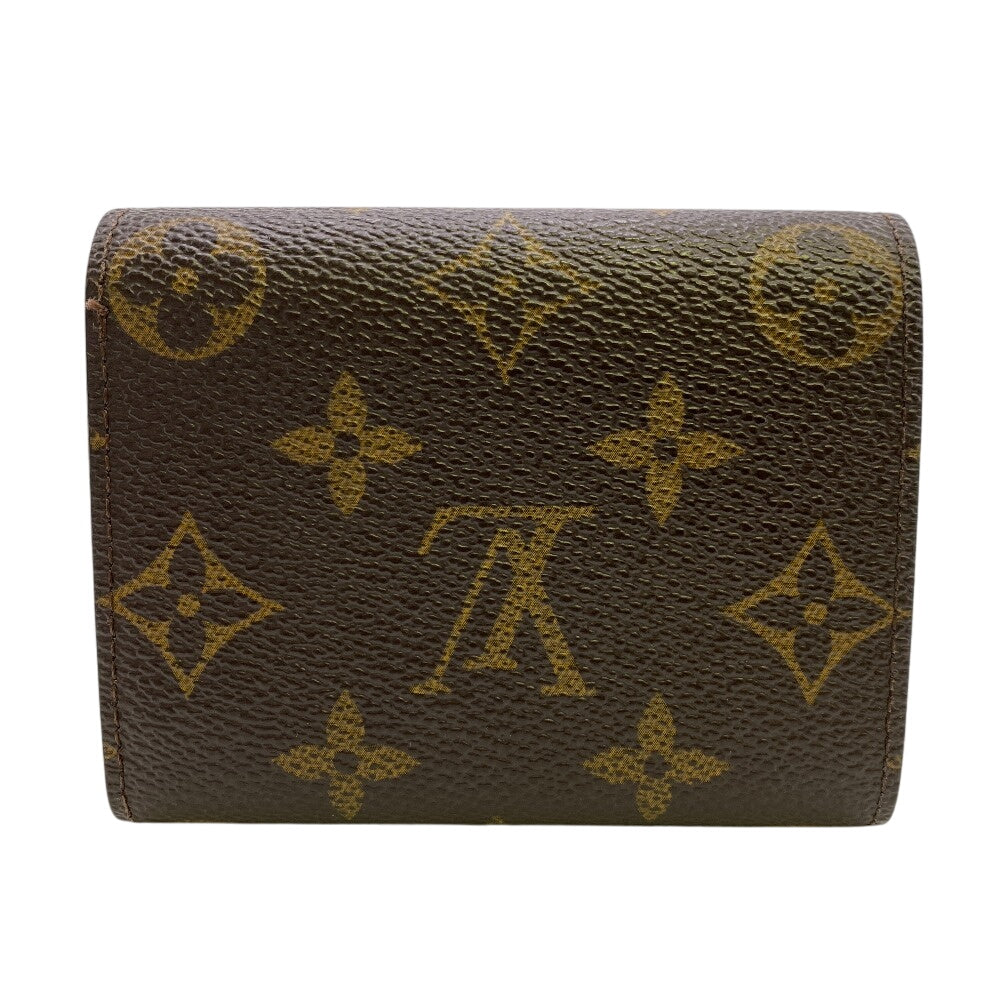Louis Vuitton Tri-fold M60253 Portefeuille Helene Monogram Brown Wallet Case