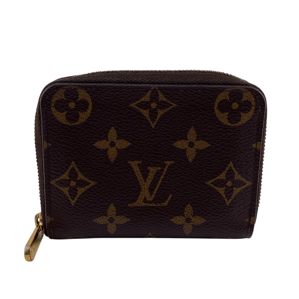 Louis Vuitton Coin M60067 Zip around purse Monogram Leather Brown Handbag