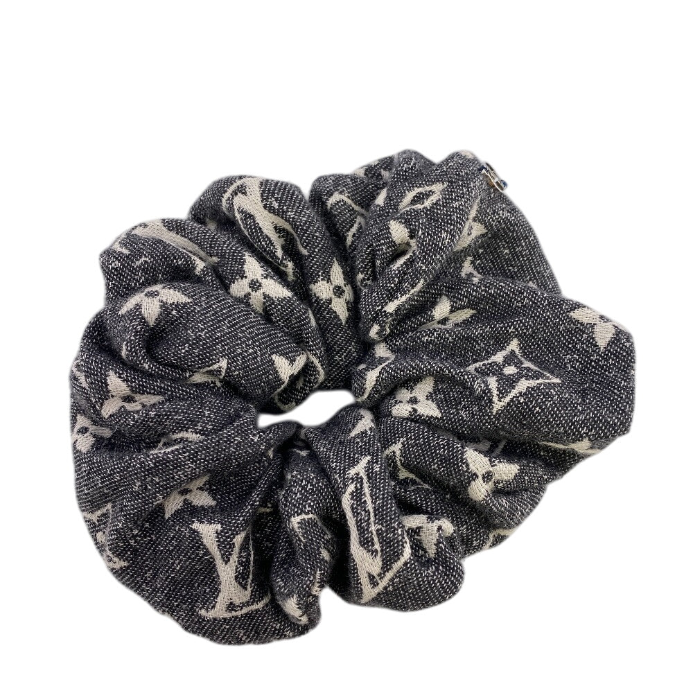 Louis Vuitton hair accessory M78226 jacquard Monogram Denim Cotton Gray Handbag