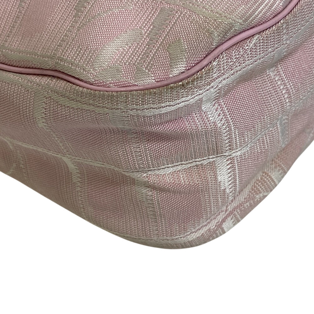 Chanel Nylon New Pink Canvas Travel Bag