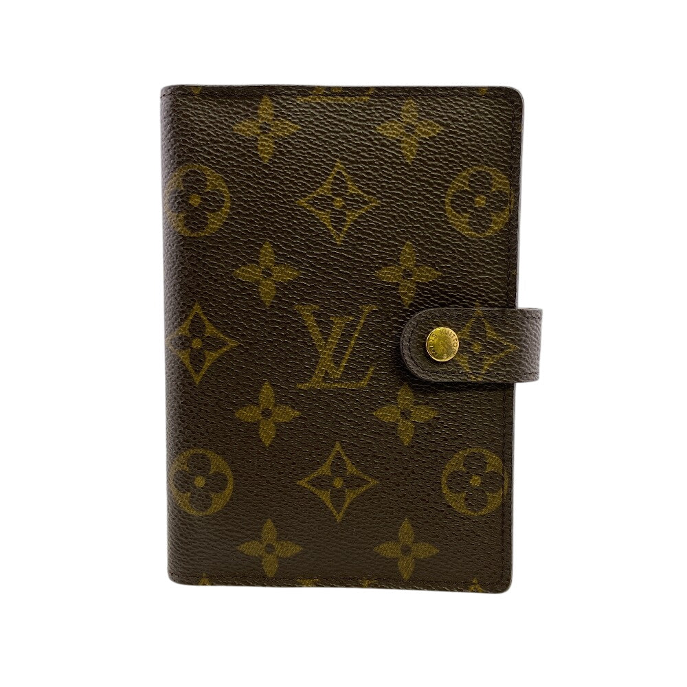 Louis Vuitton Notebook cover R20005 Agenda PM Monogram Brown Handbag