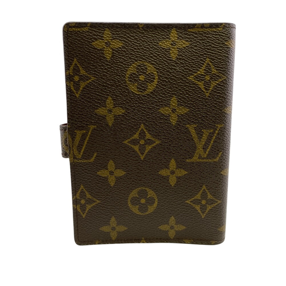 Louis Vuitton Notebook cover R20005 Agenda PM Monogram Brown Handbag