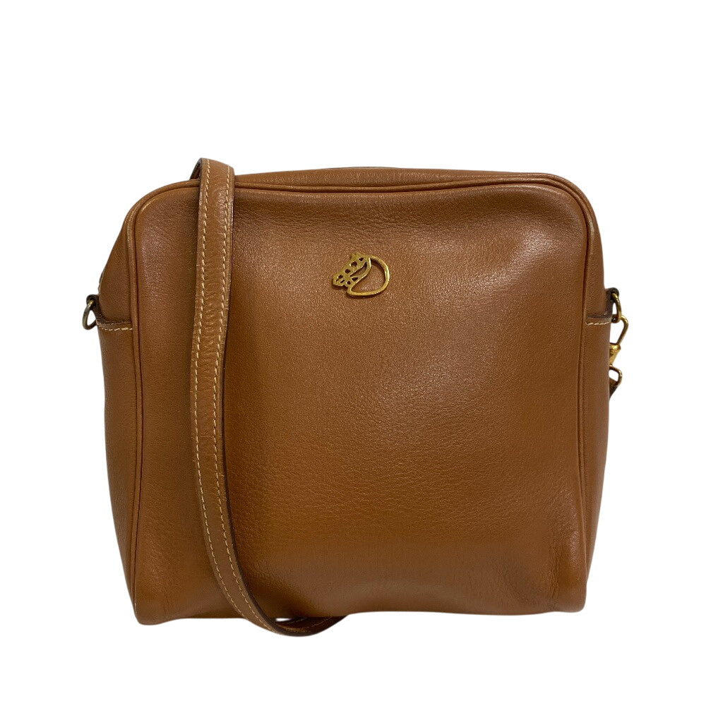 Hermes Shoulder Bag Jockey Leather Brown