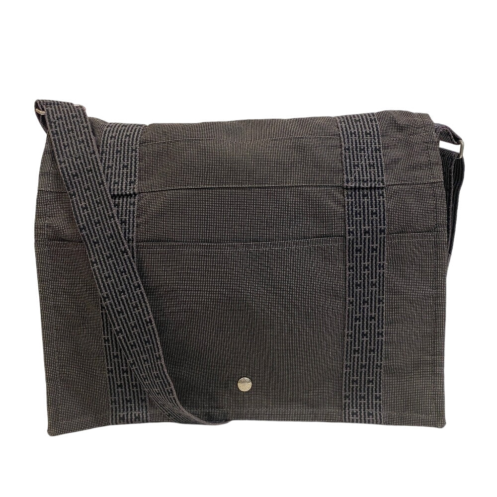 Shoulder Bag Gray Her Line Bassus Mm Canvas