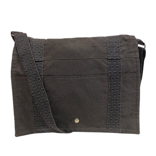 Shoulder Bag Gray Her Line Bassus Mm Canvas