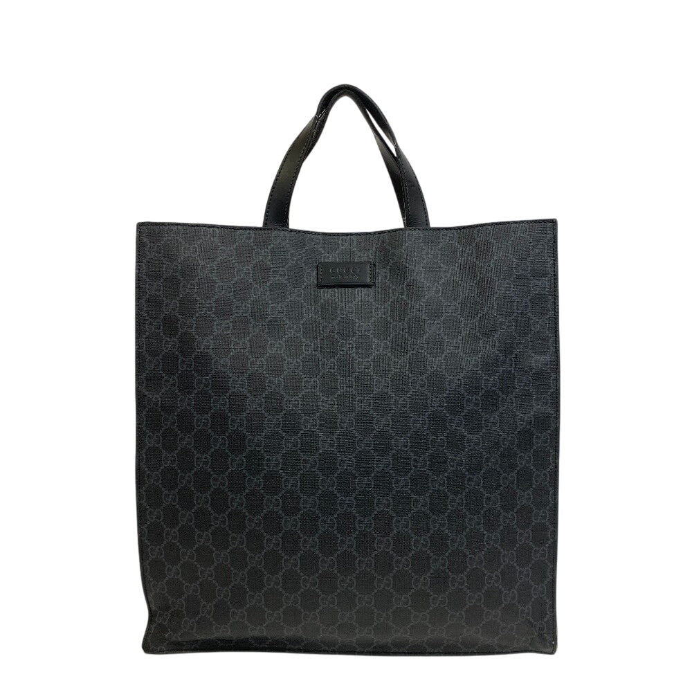 Gucci PVC GG Supreme Black Tote Bag
