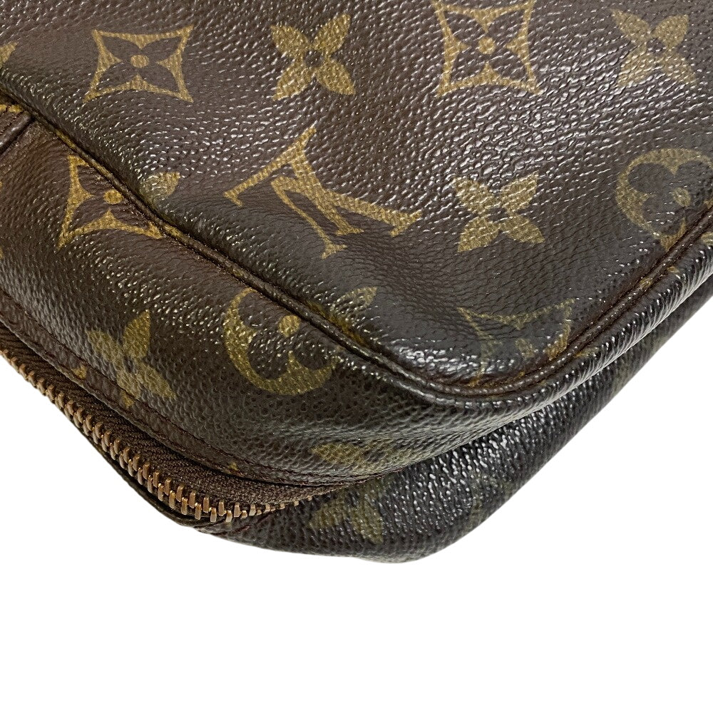 Louis Vuitton business M47522 Truth Cracking Ty Monogram Leather Brown Handbag Z0013621