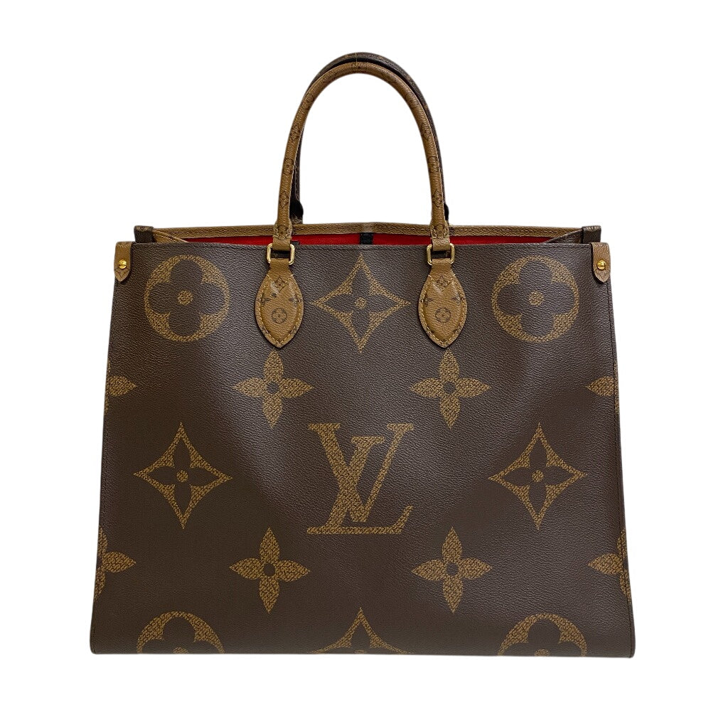 Louis Vuitton M45320 Giant On- -go GM Monogram Leather Brown Tote Bag