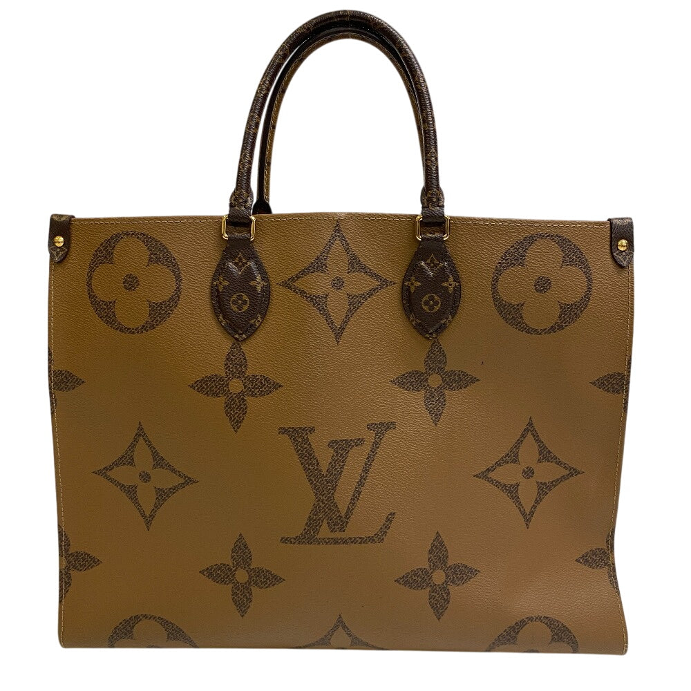 Louis Vuitton M45320 Giant On- -go GM Monogram Leather Brown Tote Bag