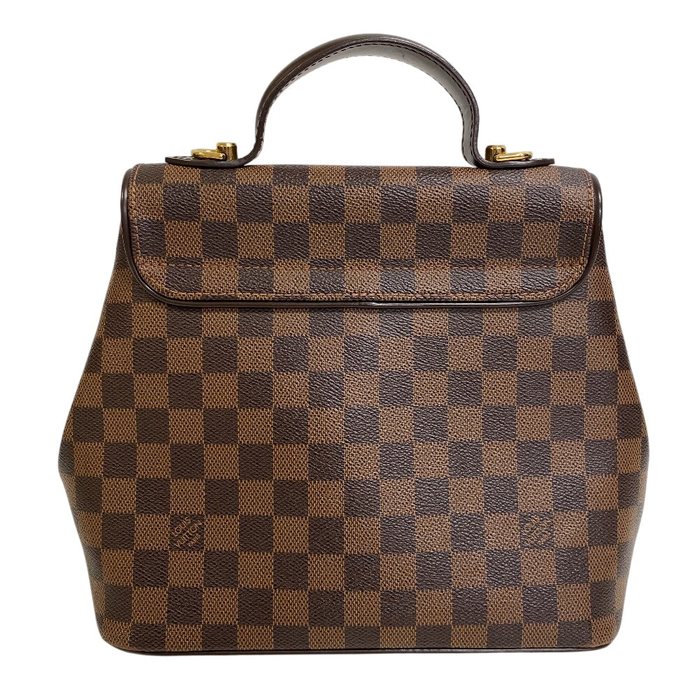 Louis Vuitton N41167 Damier Bergamo PM Leather Brown Handbag