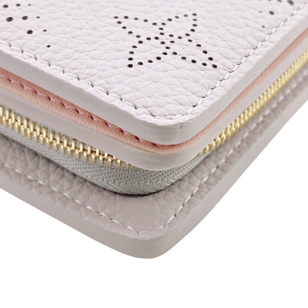 Louis Vuitton Bifold M13470 Mahina Portefeuille Clare Leather Beige Wallet Case