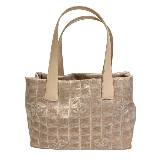Chanel Nylon New line Beige PM Travel Bag