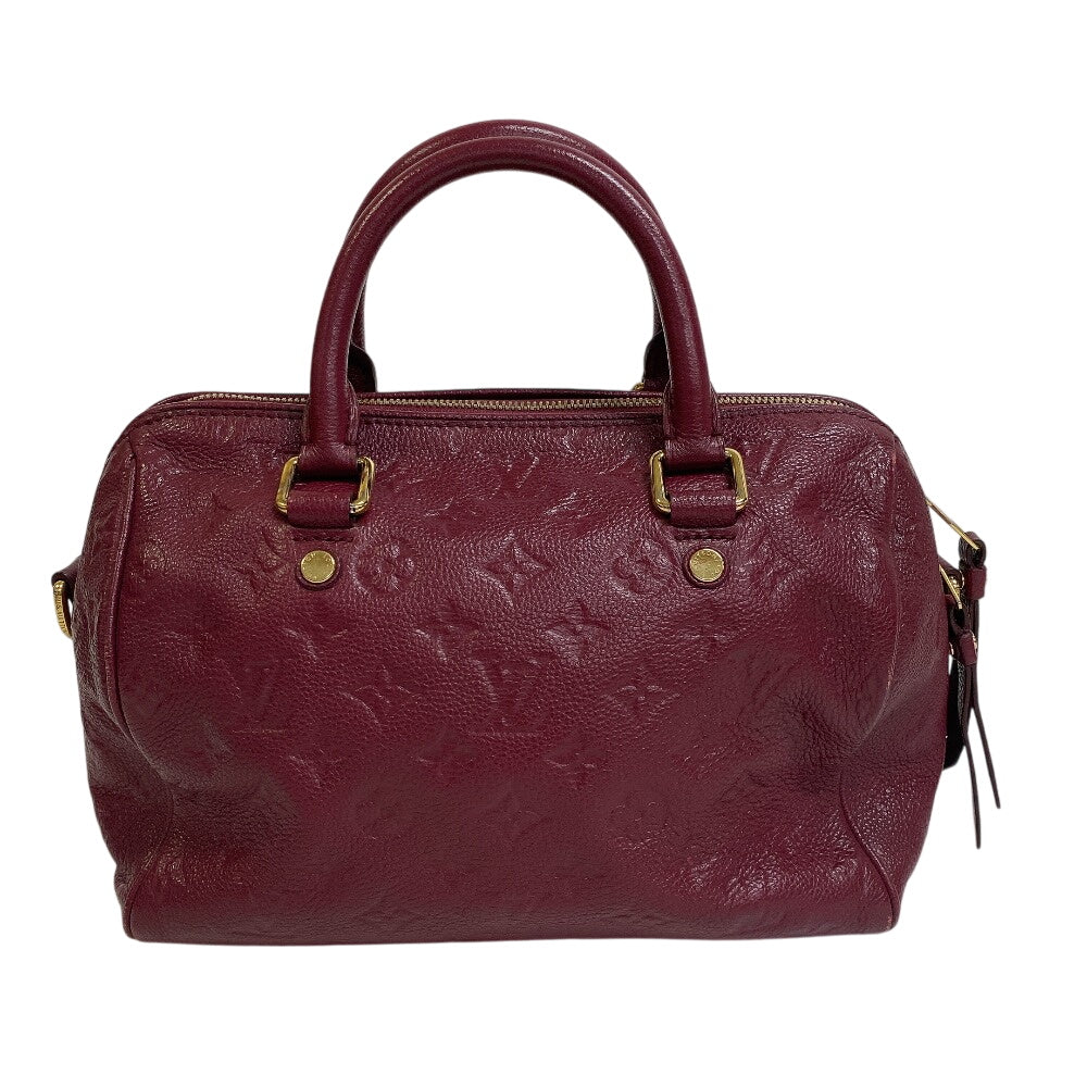 Louis Vuitton M40827 wine- Unplant Speedy bandouliere25 Monogram Leather Red Handbag