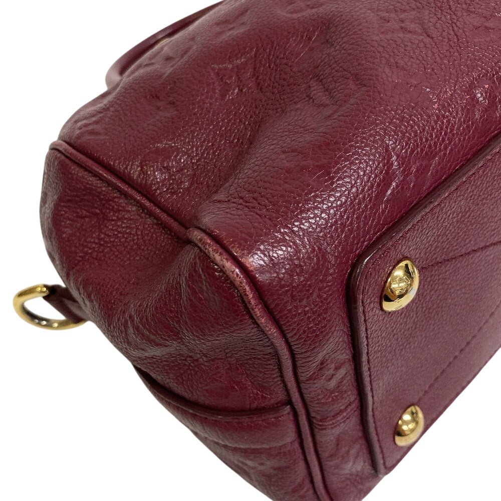 Louis Vuitton M40827 wine- Unplant Speedy bandouliere25 Monogram Leather Red Handbag