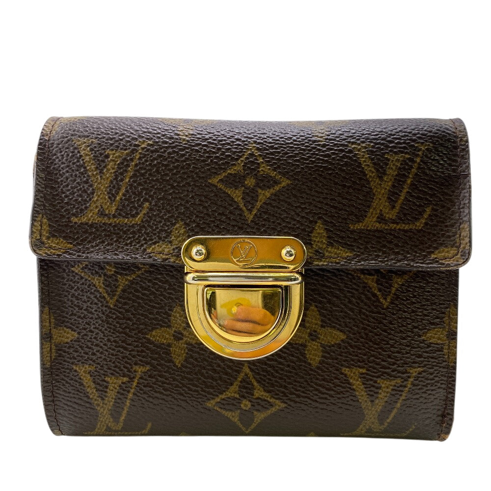 Louis Vuitton Tri-fold M58013 Portefeuille Koala Monogram Leather Brown Wallet Case