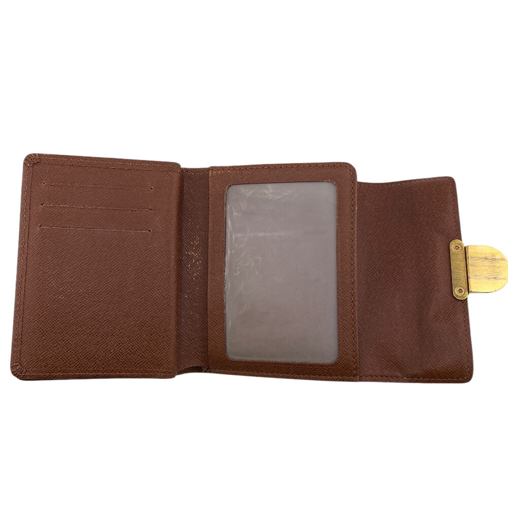 Louis Vuitton Tri-fold M58013 Portefeuille Koala Monogram Leather Brown Wallet Case