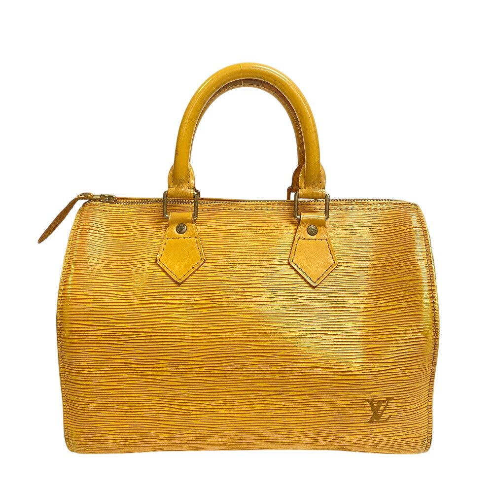 Louis Vuitton M43019 yellow Epi Speedy 25 Leather Handbag