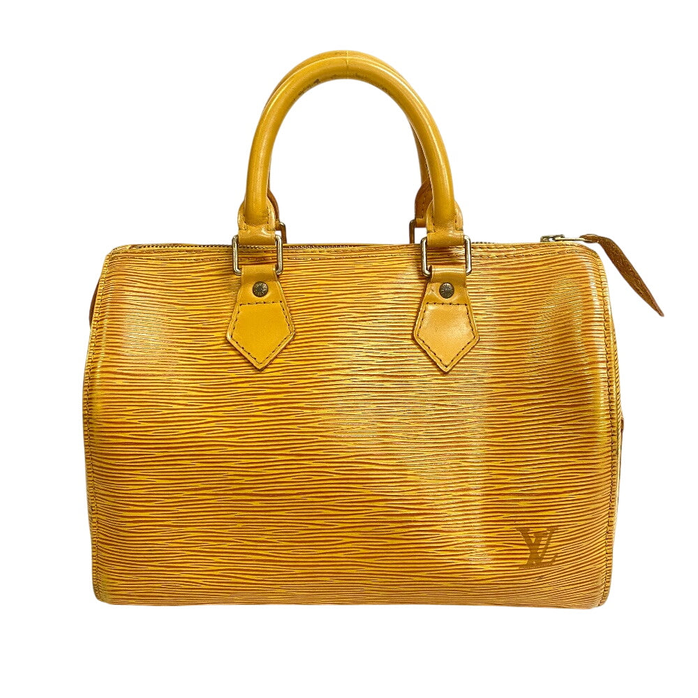Louis Vuitton M43019 yellow Epi Speedy 25 Leather Handbag