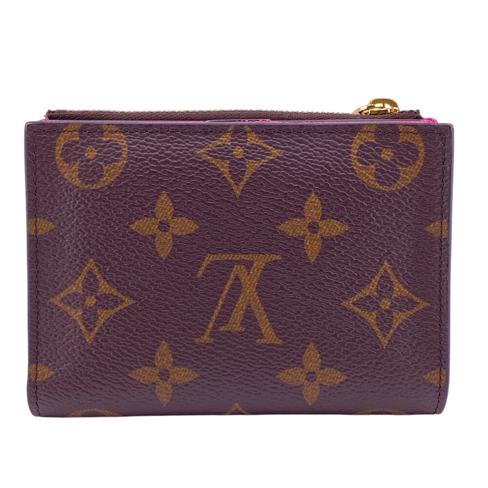 Louis Vuitton Bifold M82383 Portefeuille Lisa Monogram Leather Brown Wallet Case