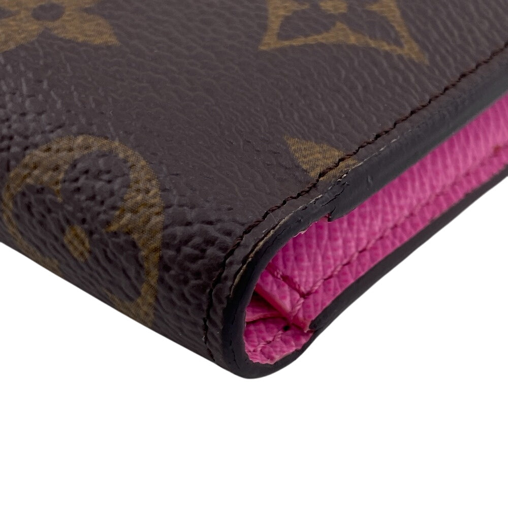 Louis Vuitton Bifold M82383 Portefeuille Lisa Monogram Leather Brown Wallet Case